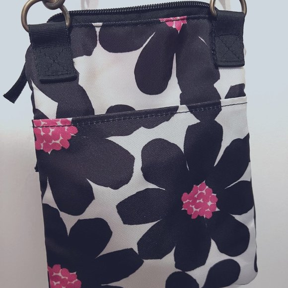 Mixedbag Designs Black and Pink Crossbody Bag - Picture 6 of 11